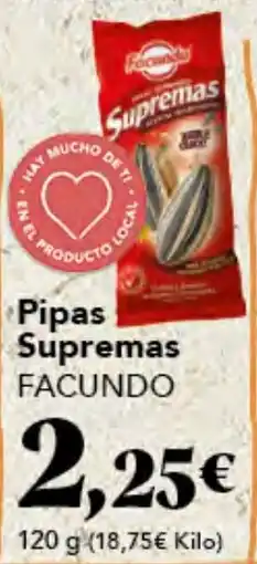 Gadis FACUNDO Pipas Supremas oferta