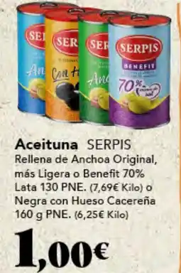 Gadis SERPIS Aceituna oferta