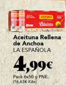 Gadis LA ESPAÑOLA Aceituna Rellena de Anchoa oferta