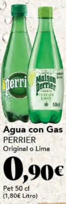 Gadis PERRIER Agua con Gas oferta