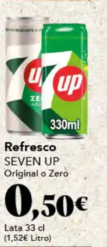 Gadis SEVEN UP Refresco Original o Zero oferta