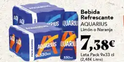 Gadis AQUARIUS Bebida Refrescante oferta