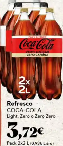 Gadis COCA-COLA Refresco Light, Zero o Zero Zero oferta