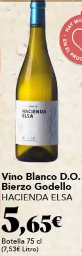 Gadis HACIENDA ELSA Vino Blanco D.O. Bierzo Godello oferta