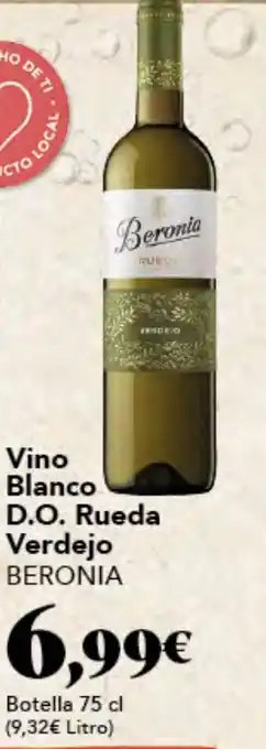 Gadis BERONIA Vino Blanco D.O. Rueda Verdejo oferta