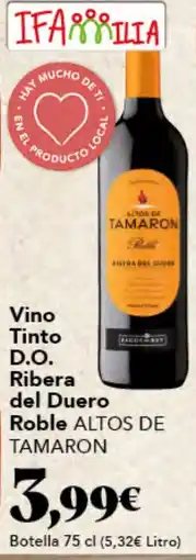 Gadis ALTOS DE TAMARON Vino Tinto D.O. Ribera del Duero Roble oferta