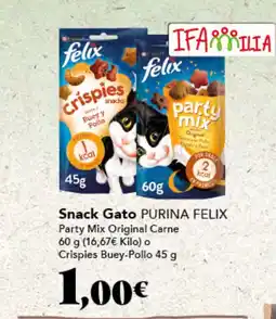 Gadis PURINA FELIX Snack Gato oferta