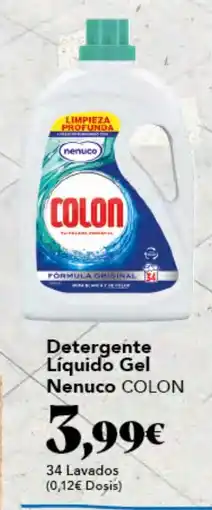 Gadis COLON Detergente Líquido Gel Nenuco oferta