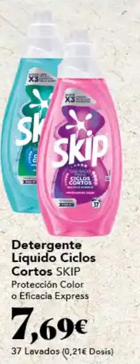 Gadis SKIP Detergente Líquido Ciclos Cortos oferta