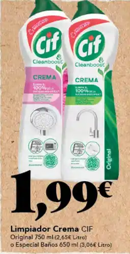 Gadis CIF Limpiador Crema oferta