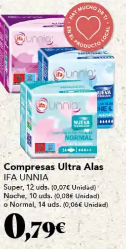Gadis IFA UNNIA Compresas Ultra Alas oferta