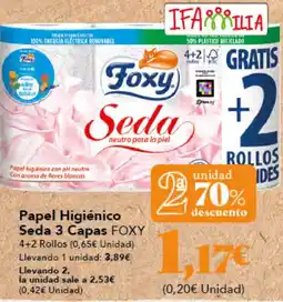 Gadis FOXY Papel Higiénico Seda 3 Capas oferta