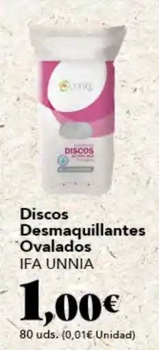 Gadis IFA UNNIA Desmaquillantes Ovalados oferta