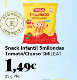 Gadis SMILEAT Snack Infantil Smilondas Tomate/Queso oferta