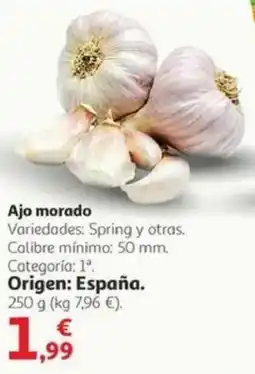 Alcampo Ajo morado oferta