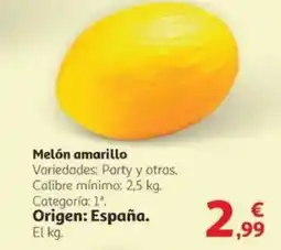 Alcampo Melón amarillo oferta