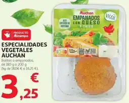 Alcampo AUCHAN Especialidades vegetales oferta