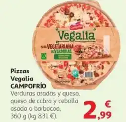 Alcampo CAMPOFRÍO Pizzas Vegalia oferta