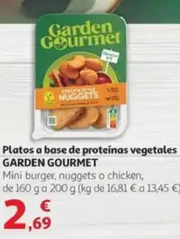 Alcampo GARDEN GOURMET Platos a base de proteínas vegetales oferta