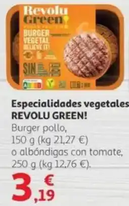 Alcampo REVOLU GREEN Especialidades vegetales oferta