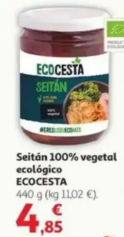 Alcampo ECOCESTA Seitán 100% vegetal ecológico oferta