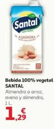 Alcampo SANTAL Bebida 100% vegetal oferta
