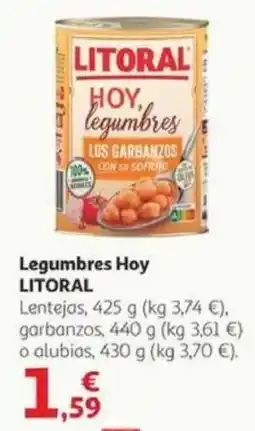 Alcampo LITORAL Legumbres Hoy oferta