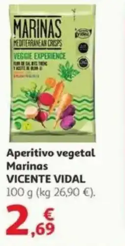 Alcampo VICENTE VIDAL Aperitivo vegetal Marinas oferta
