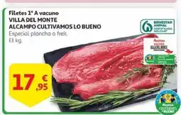 Alcampo Filetes 1º a vacuno villa del monte oferta