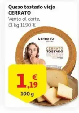 Alcampo CERRATO Queso tostado viejo oferta