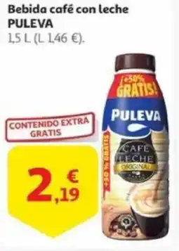 Alcampo PULEVA Bebida café con leche oferta