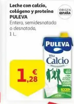 Alcampo PULEVA Leche con calcio, colágeno y proteína oferta