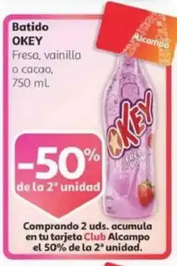 Alcampo OKEY batido oferta