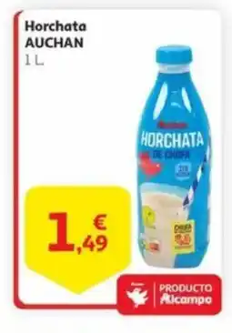 Alcampo AUCHAN Horchata oferta