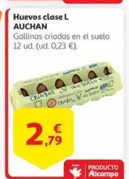 Alcampo AUCHAN Huevos clase L oferta