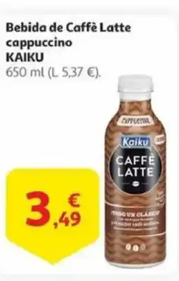 Alcampo KAIKU Bebida de Caffè Latte cappuccino oferta