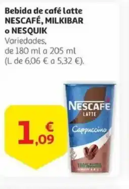 Alcampo Bebida de café latte oferta