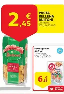 Alcampo BUITONI Pasta rellena oferta