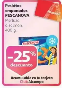 Alcampo PESCANOVA Peskitos empanadas oferta
