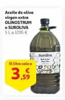 Alcampo OLINOSTRUM o SUROLIVA Aceite de oliva virgen extra oferta