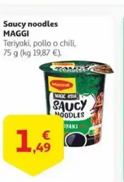 Alcampo MAGGI Saucy noodles oferta