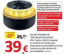 Bauhaus Luz de emergencia 'sos road connected' oferta