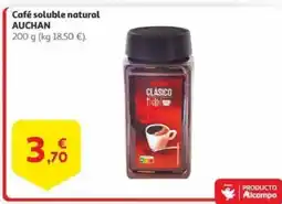 Alcampo AUCHAN Café soluble natural oferta