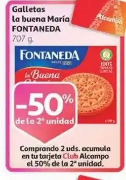Alcampo FONTANEDA Galletas la buena María oferta
