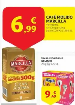Alcampo MARCILLA Café molido oferta