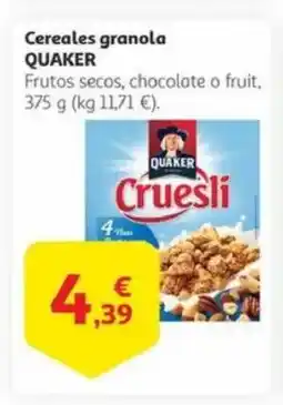 Alcampo QUAKER Cereales granola oferta