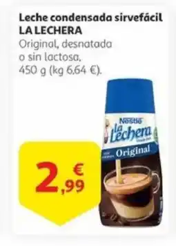 Alcampo LA LECHERA Leche condensada sirvefácil oferta