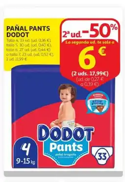 Alcampo DODOT Pañal pants oferta