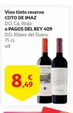Alcampo COTO DE IMAZ Vino tinto reserva oferta