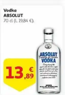 Alcampo ABSOLUT Vodka oferta